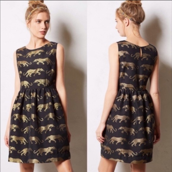 Anthropologie Dresses & Skirts - Anthropologie Eyedoll Panthere Cocktail Dress Sz 0